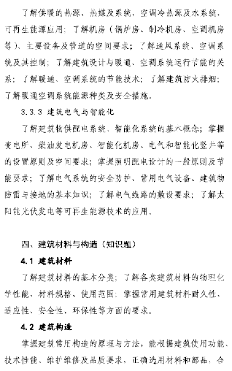 大事件！9門變6門！一級注冊建筑師考試大綱（21版）發(fā)布，2023年執(zhí)行！