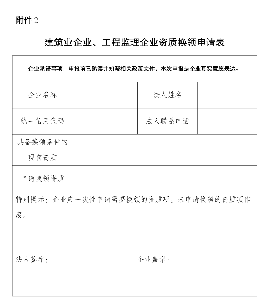 建筑業(yè)企業(yè)、工程監(jiān)理企業(yè)資質(zhì)換領(lǐng)申請表.png